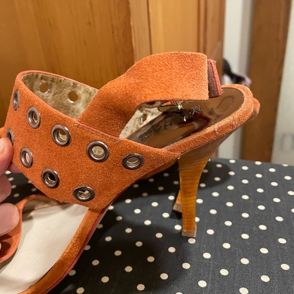Michael Kors vintage Mild orange sandals Size 10M - Picture 4 of 5